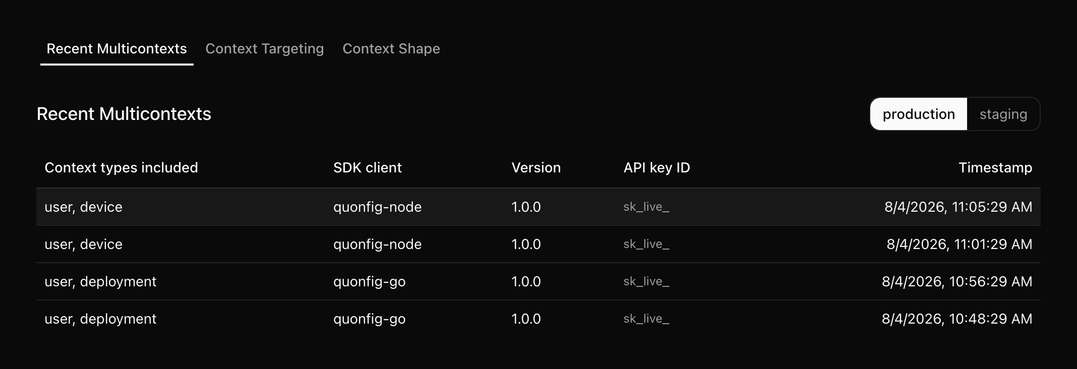 context UI